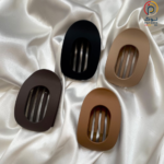 گیره پشت مو طرح بیضی