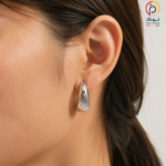 گوشواره میخی مدل قطره‌ای (آلومینیومی)