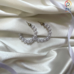گوشواره حلقه‌ای با مروارید