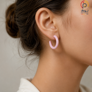 گوشواره حلقه‌ای رزینی